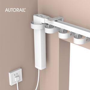 Pista de cortina plegable ondulada de buena calidad, pista de cortina ondulada, control remoto inalámbrico o wifi - Product Image 3