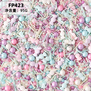 Dragées en forme de cœur en <span class=keywords><strong>or</strong></span> massif halal et casher pour la décoration de gâteaux et de biscuits, emballées dans un sac - Product Image 4