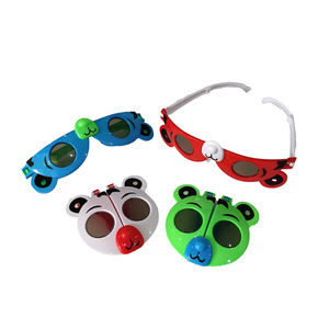 2021 Novelty Cartoon Bear Shaped <b>Plastic</b> <b>Glasses</b> Unisex Resin Changeable Toys for Kids - Product Image 2