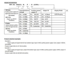 Потенциометр серии ISO R-P-O/SY R-P-O, электронная линейка, датчик сопротивления угловому смещению, автоматизация изоляции сигнала - Product Image 4