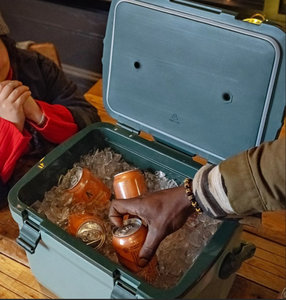 Caja de hielo personalizable blanca y verde 15.1L de alta calidad a la moda para <span class=keywords><strong>viajes</strong></span> con construcción robusta y aislamiento 36% más largo - Product Image 6