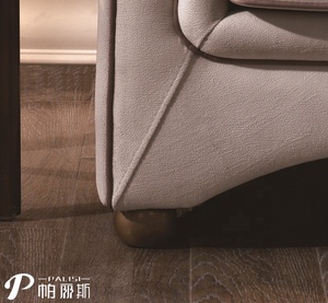 Sofa sang trọng hiện đại 3 chỗ ngồi phòng khách cao quý thiết kế cong sofa đồ nội thất 321 bộ hậu hiện đại Deluxe tiếp tân hội trường sofa - Product Image 6