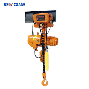 Elevador Eléctrico Compacto de 18m y 1-2 Toneladas <span class=keywords><strong>con</strong></span> Sistema de Control PLC, Polipasto de Cadena y Cable para Elevación de Materiales - Product Image 4