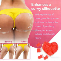 Complément alimentaire en bonbons gélifiés naturels pour les hanches et les fesses, pour les femmes, pour soutenir l'énergie et l'équilibre hormonal