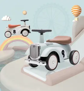 Дешевые детские качели автомобильный гидроусилитель руля и свет кататься на игрушечных автомобилей