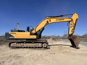 Période de livraison rapide : Excavatrice sur chenilles Hyundai 485LVS jaune, hydraulique, pour travaux de construction, machine lourde sur chenilles - Product Image 1