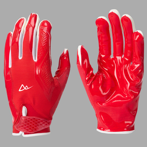 Gants de football américain en cuir synthétique léger et imperméable de haute qualité avec logo et couleurs personnalisés - Product Image 4