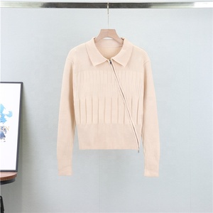 Nuevo Cárdigan de Punto con Cierre y Solapa Francesa, Blusa de Moda Femenina para Primavera y Otoño - Product Image 2