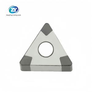 Zengying CBN kim cương chèn cứng thép đúc gia công sắt Cubic Boron Nitride Công cụ Cắt chèn cho công cụ turningtn1604 - Product Image 1