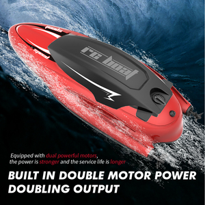 <span class=keywords><strong>Lancha</strong></span> de Carreras Inteligente a Control Remoto de 2.4G y 4 Canales con Doble Motor, Alta Velocidad y Resistente al Agua - Product Image 2