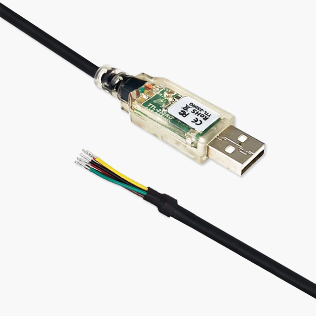 Oem/odm Ftdi Chip Usb Type a Rs232 Rs422 Rs485 to Open Bare Wire Cable