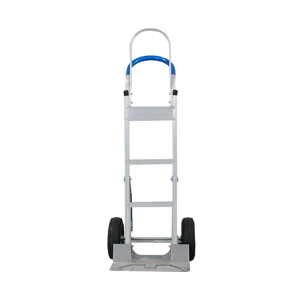 Aluminum flow back metal hand truck trolley cart