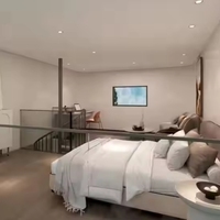 Maison personnalisée Friendly House moderne préfabriquée de luxe avec un prix compétitif Space Capsule House