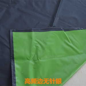 Navy Blue And Light Green Composite Pvc <b>Apron</b> <b>Waterproof</b> Thickened For Food Processing Work Suit - Product Image 4