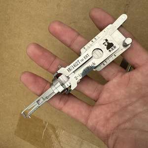 Herramienta Decodificadora y de Apertura de Cerraduras 2 en 1 LISHI HU162T-9 EXT y HU162T-10 EXT para <span class=keywords><strong>Volkswagen</strong></span> Audi Polo (Plateado) - Product Image 2