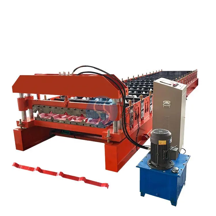 Single Layer Metal Iron Roof Sheet Tile Making Machine South Africa Ibr Cold Roll Forming Machine For Roofing Building Material