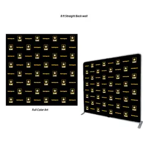 Portable Trade Show Pop Up Display Frame Custom Banner Class Booth Advertising Display Stand Wall banner