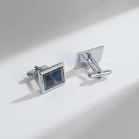 Nouveaux Boutons de Manchette Vintage Plaqués Or Chromé pour Hommes, Accessoire de Costume Formel d'Affaires avec Doublure, Idéal pour Cadeaux et Fiançailles