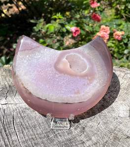 Vente en gros de pierres de guérison naturelles en agate rose Durzy de style bohème, polies, de haute qualité, tendance mode, pour la décoration intérieure - Product Image 3