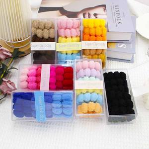 Vente en gros de bandeaux tendances pour filles élastiques pour cheveux chouchous Accessoires pour cheveux colorés par fabricant pour enfants - Product Image 1