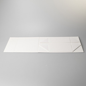 20*18*8cm Textur papier Weiße faltbare Geschenk <span class=keywords><strong>box</strong></span> mit Magneten - Product Image 6