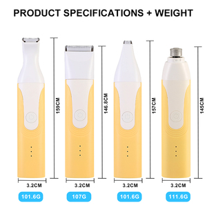 เครื่องตัดแต่งเล็บสุนัขแบบไร้สาย 4 in 1 อัตโนมัติ ชาร์จไฟได้ เงียบ พร้อมใบมีดเซรามิก ชุดกรูมมิ่งสำหรับสัตว์เลี้ยง - Product Image 3