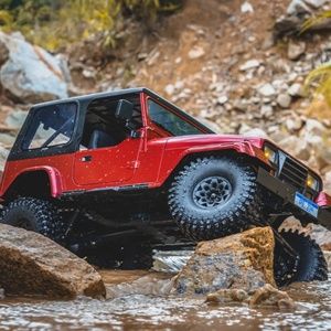 Pour voiture RC ROCHOBBY, échelle 1/10, Mashigan Rock Crawler 4WD, modèle de jouet tout-terrain imperméable, portes rigides en métal, 2 canaux - Product Image 6