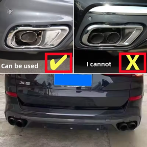 SYPES Custom Upgrade Kohlefaser-Auspuffrohre für BMW X5 X6 X7 G05 G06 G07 <span class=keywords><strong>M</strong></span> Leistung Quad-Schall dämpfer spitze OEM - Product Image 4