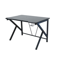 Table de jeu en forme de K Bureau d'ordinateur de jeu de style E-Sport Racing