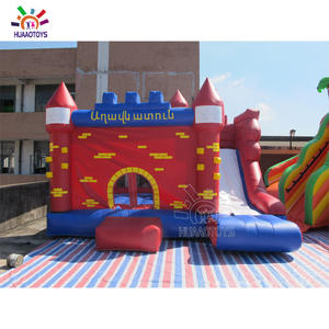 Castillo Inflable Comercial de PVC, Combo de Brincolín, <span class=keywords><strong>Casa</strong></span> de Brinco con Diseño de <span class=keywords><strong>Guerrero</strong></span> de Dibujos Animados - Product Image 2