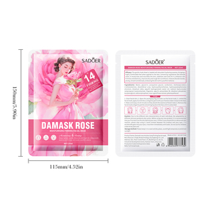 Mascarilla Facial Hidratante y Reafirmante de Rosa Damascena SADOER 25ml, Reparadora, Nutritiva, Mejora la Piel Rugosa y Seca del Rostro - Product Image 6