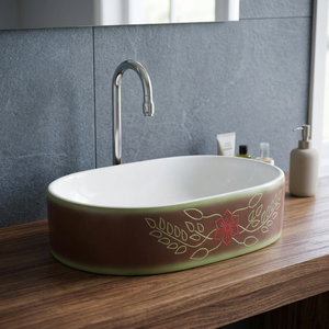 Lavabo de salle de bain en céramique de forme carrée avec un design moderne, écologique et résistant à l'eau - Product Image 6