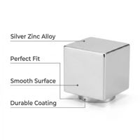 Acier inoxydable sur mesure de qualité supérieure, usiné CNC pour le fraisage de bouchons de flacons de parfum, brochage, électroérosion à fil, perçage, finition dorée impeccable et profonde