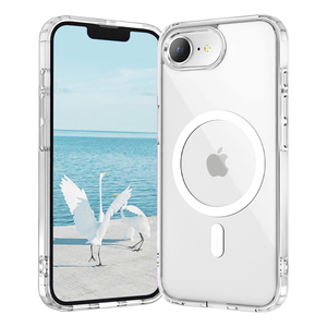 Magnetic Wireless Charging Hard Clear PC Phone Case for <strong>iPhone</strong> 16e 17 air - Product Image 1