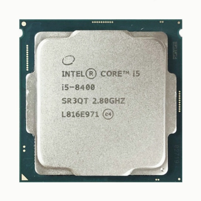 For Intel 8th Gen I5-8400/SR3QT 2.8GHz 14NM 65W DDR4 2666MHz 8MB LGA 1151 CPU for Desktop & Gaming Refurbished