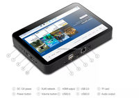 PIPO X2S Mini PC 8 pouces écran 1280*800 Windows 10 OS Intel N4020 Quad Core HDNNI 4G RAM 64G ROM ordinateur