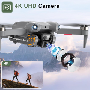 New Max <b>Drone</b> With Camera <b>4k</b> HD Wide Angle <b>Drone</b> Automatic Obstacle Avoidance Foldable with Display Screen for Beginner - Product Image 3