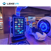Simulador de Juegos de Realidad Virtual LEKE VR, Máquina de Realidad Virtual Todo en Uno, Plataforma de Realidad Virtual de Autoservicio