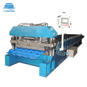 Lian nai tự động mái ngói làm máy gạch bước ngói cuộn hình thành mái ngói Máy làm - Product Image 1