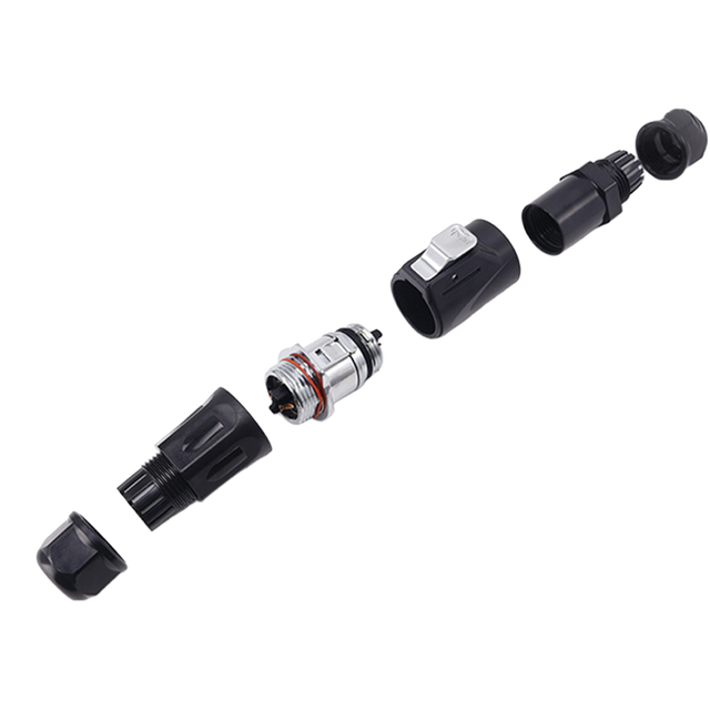 Bett LP20 Series 2 Pole Locking Screw Type LP-20-2 Pin Wiring Waterproof Circular Plastic Aviation Plug Connector for UHF PCB