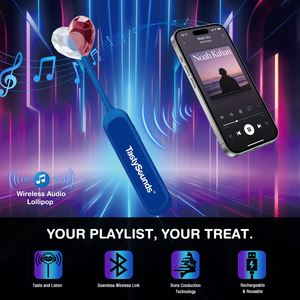 <span class=keywords><strong>Amos</strong></span> Tastysounds - Caramelos de Música Sin Azúcar con Bluetooth Inalámbrico, Sabores Naturales a Frambuesa - Product Image 3