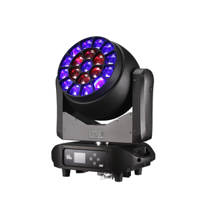2025 di chuyển ánh sáng <span class=keywords><strong>LED</strong></span> rửa 19 cái 40 Wát RGBW 4in1 Bee Eye đậu rửa ánh sáng sân khấu zoom <span class=keywords><strong>led</strong></span> di chuyển đầu ánh sáng - Product Image 1