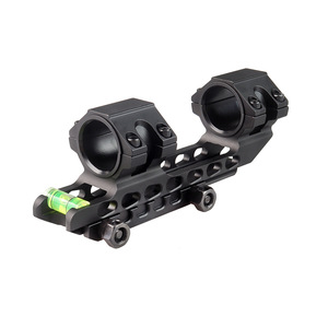 Mira telescópica de alta resistencia con diseño hueco, compatible con tubos de 25.4/30mm, de aleación de aluminio negra, duradera, antivibración, accesorio para equipo de caza y actividades al aire libre. - Product Image 3