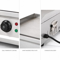 Machine à griller électrique robuste sur mesure pour équipement de restauration professionnelle commerciale