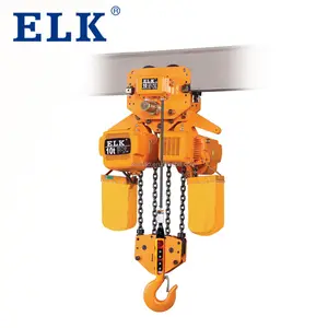 Elanden 2Ton 3Ton 5Ton Dual Speed Elektrische Kettingtakel Met Trolley