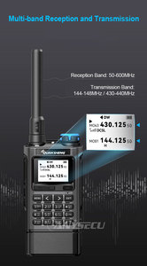 วิทยุสื่อสาร Quansheng UV-K1 8 ช่องสัญญาณ แบบสองย่านความถี่ VHF UHF หน่วยความจำ 2MB รองรับ AM FM ไร้สาย เขียนความถี่ได้ <span class=keywords><strong>พ</strong></span>ร้อมระบบ NOAA สำหรับการตั้งแคมป์ - Product Image 5