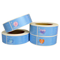 Autocollant d'étiquette étanche personnalisé pour crème pour le visage parfum artisanat perruque rouge à lèvres lotion shampooing dentifrice produits de soins de la peau