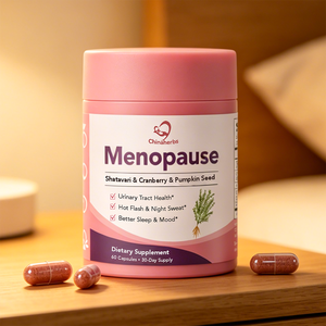 Chinaherbs Vegan Menopause Support Capsules Shatavari Cranberry <b>Supplement</b> Relieve Hot Flash Night Sweat Support Urinary Bladder - Product Image 2