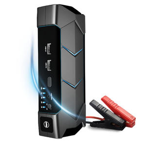 Démarreur de voiture portable haute puissance 12V 3000A courant de pointe <span class=keywords><strong>10000mAh</strong></span>, chargeur d'urgence, lumière LED, lumière SOS, marteau de sécurité, rapide - Product Image 1