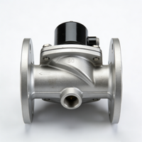 Vanne solénoïde BFA à 2 voies normalement fermée DN15-DN50 en acier inoxydable SS304, zéro fuite, grand débit, vanne de régulation de fluides